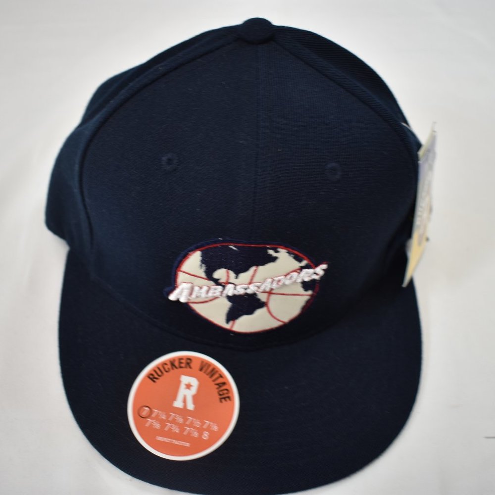 Stall & Dean Mens Rucker Vintage Basketball Ambassadors Fitted Hat Cap New 7